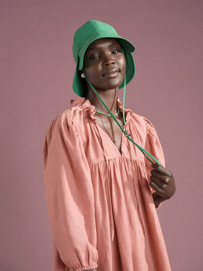 Tulip Bucket Hat - Kelly Green