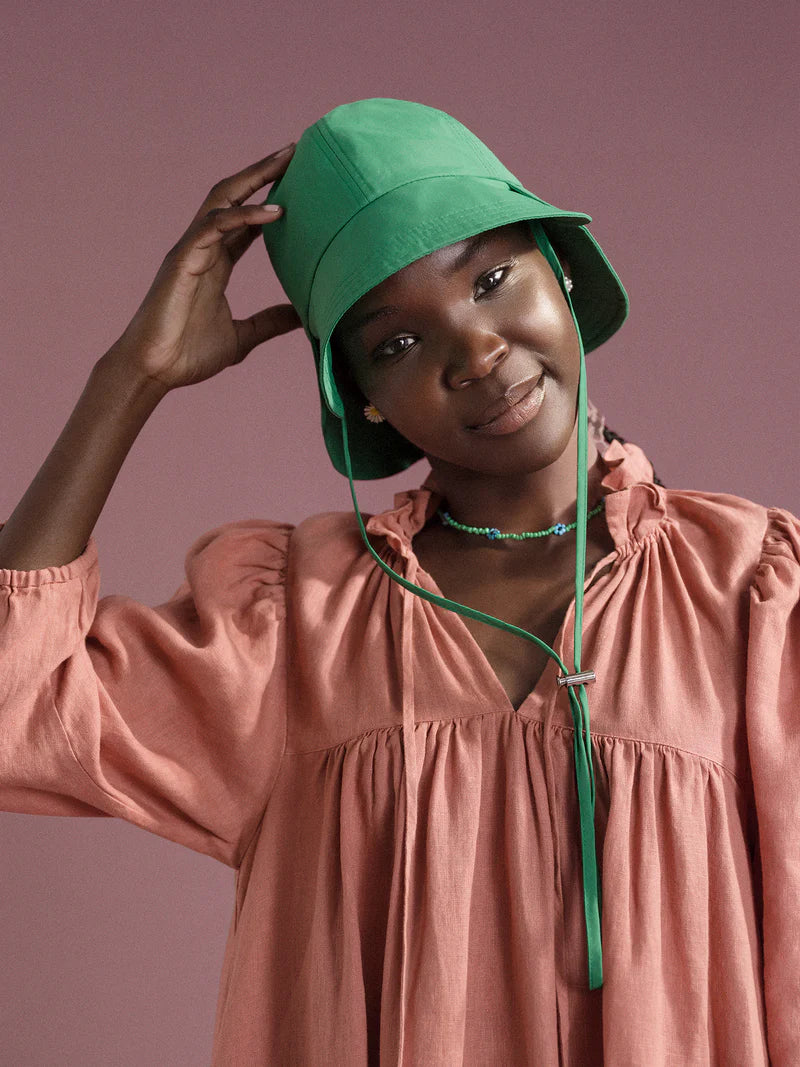 Tulip Bucket Hat - Kelly Green