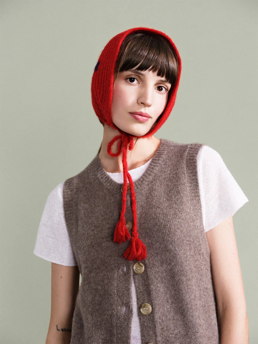 Cashmere Love Headscarf - Red