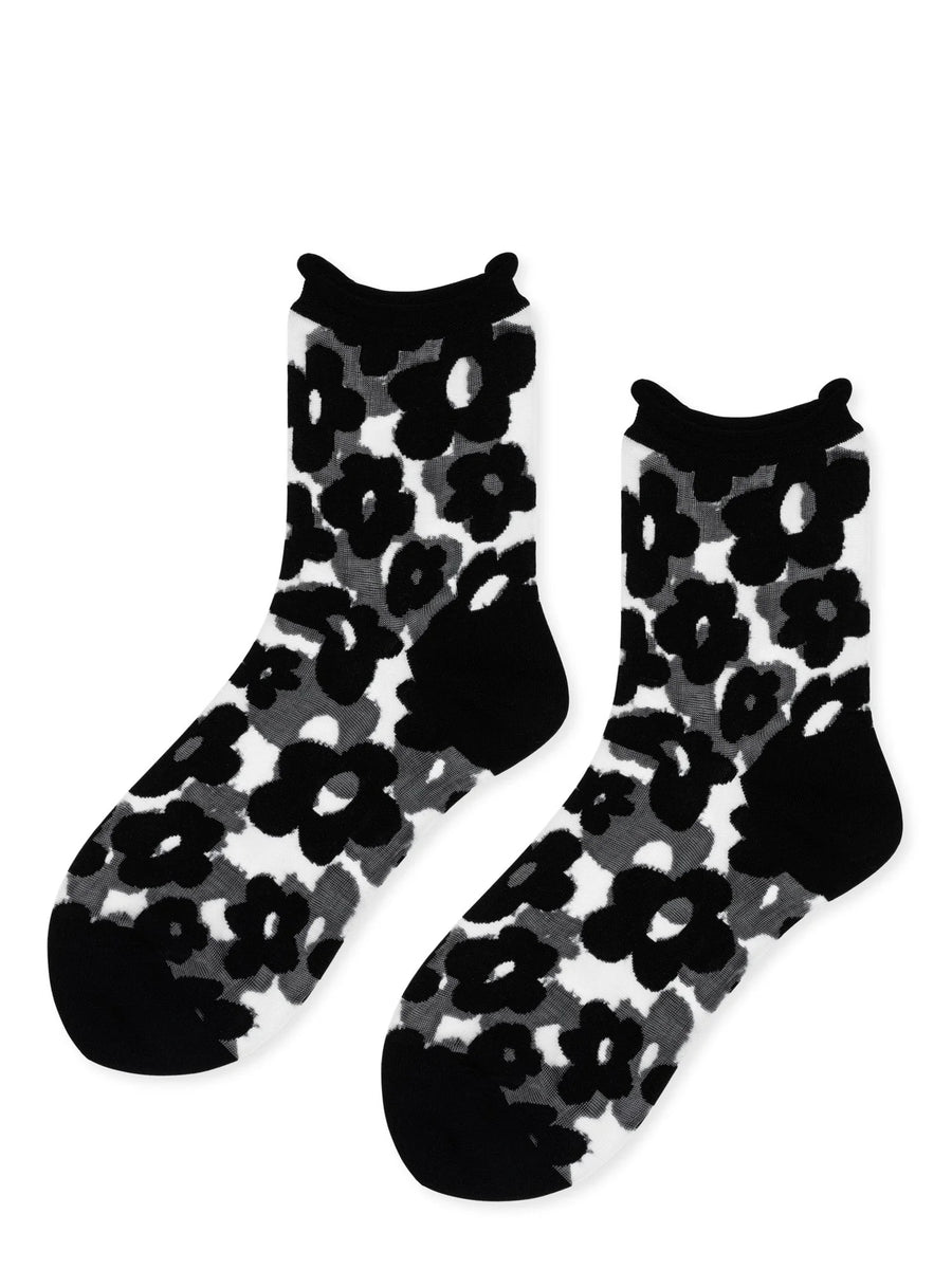 Pop Sheer Short Crew - black / OS