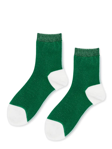 Zozo Short Crew Socks- Green