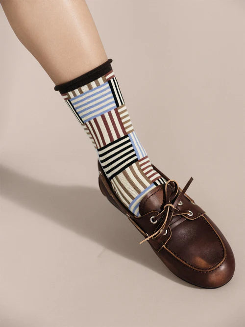Striped Tile Crew brown / OS