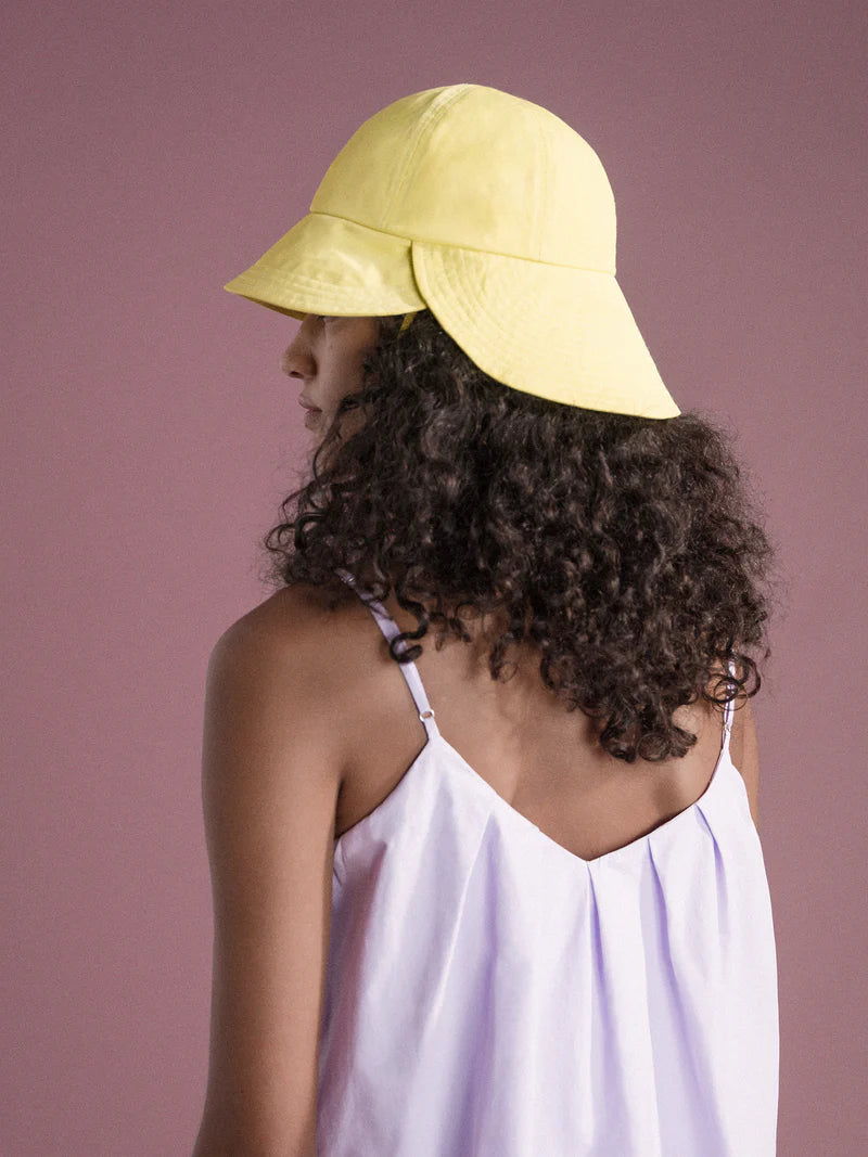 Tulip Bucket Hat - Lemon