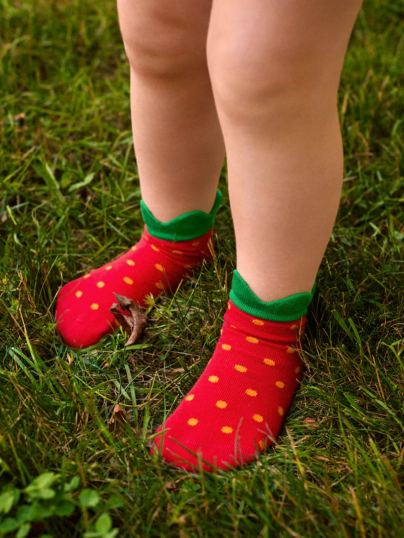 Mini Strawberry Crew Socks (4-5 yrs)