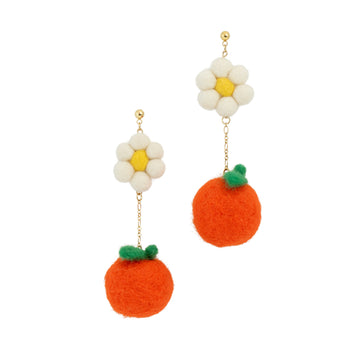 Cutie Orange Earrings