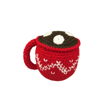 Knit Hot Chocolate Rattle