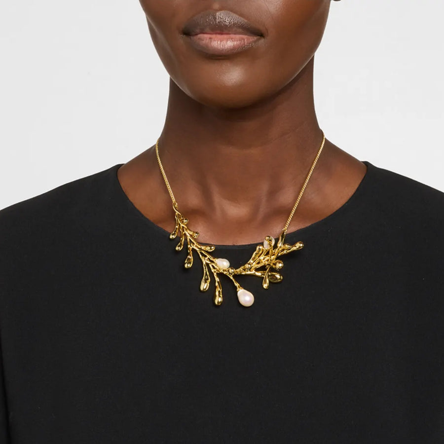 Perla Freshwater Pearl Bib Necklace