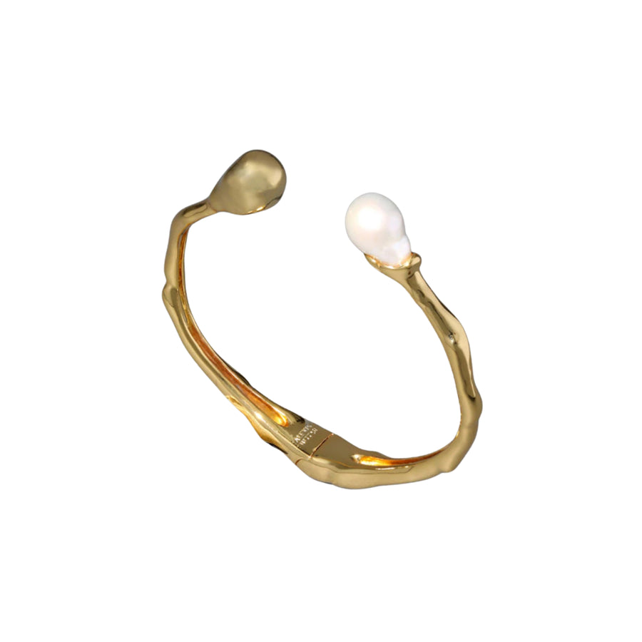 PERLA  Freshwater Pearl HINGE CUFF