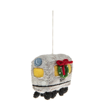 Felt Subway Car Ornament