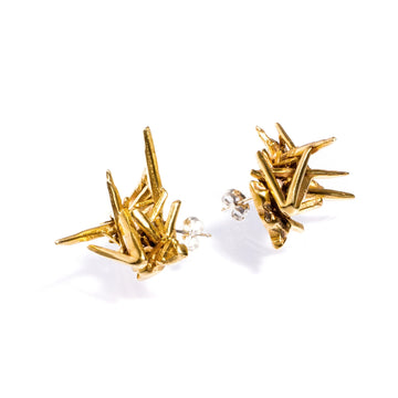 Chlorite Quartz Cluster Studs