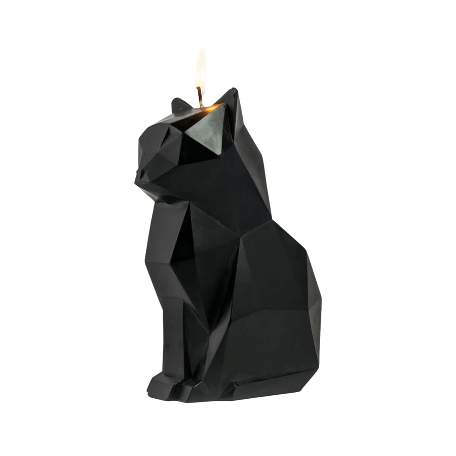 PyroPet Kisa Cat Skeleton Candle - Black