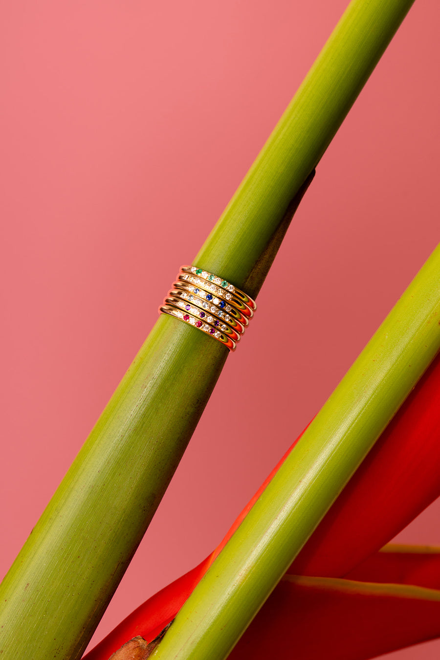 Citrine Liv Birthstone Stacking Ring - 6.5