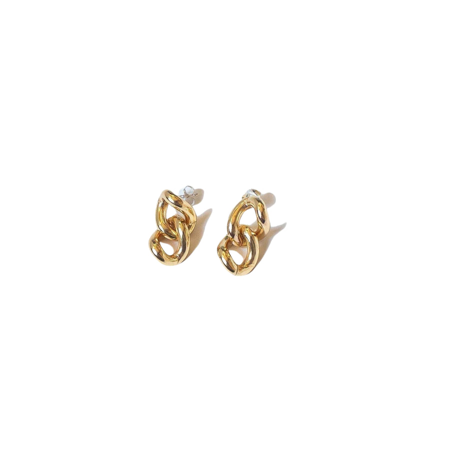 Link Studs - 14K GP Brass