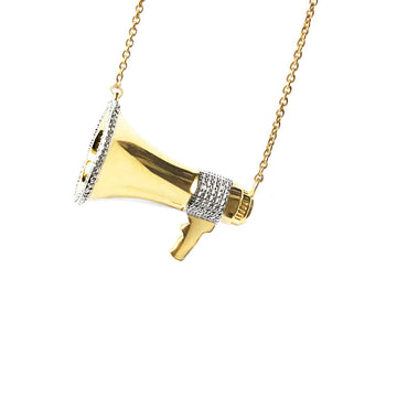 loud and proud necklace- Gold XL