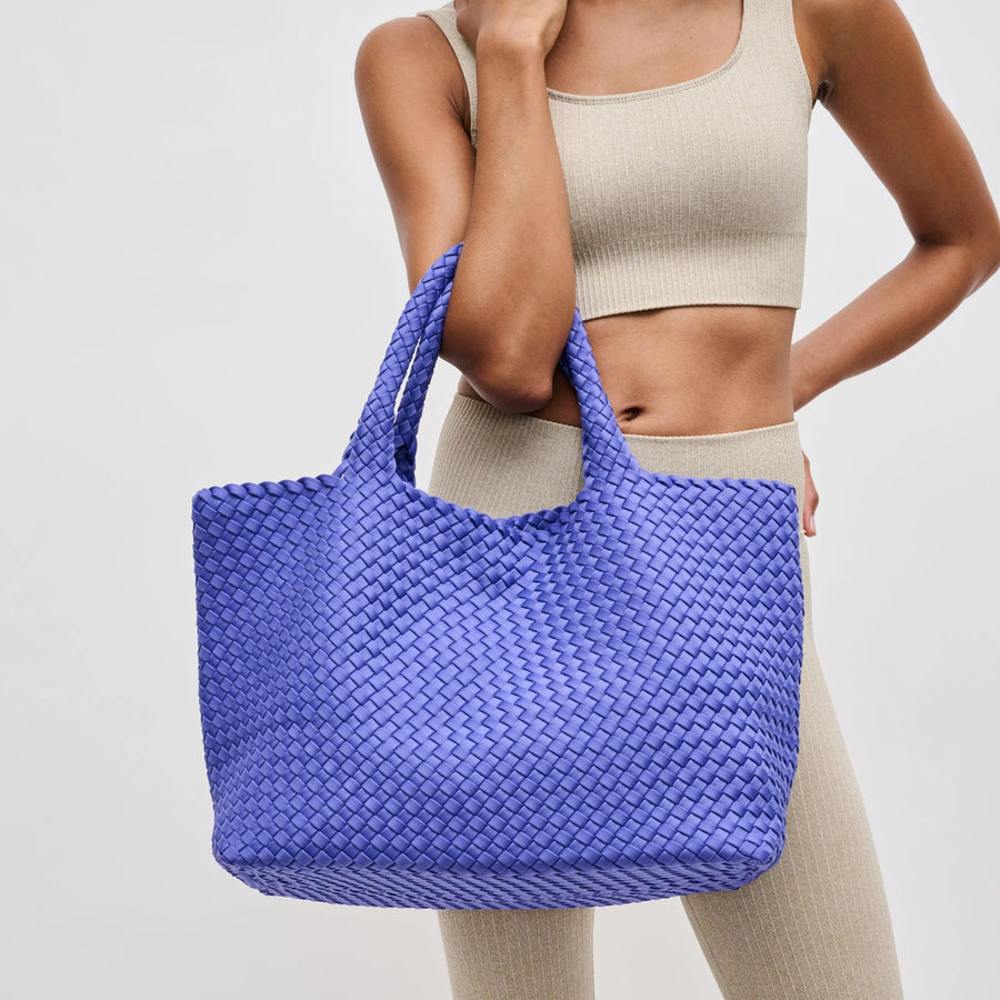 Periwinkle Sky's The Limit Large Tote Bag