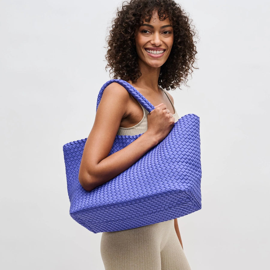 Periwinkle Sky's The Limit Large Tote Bag