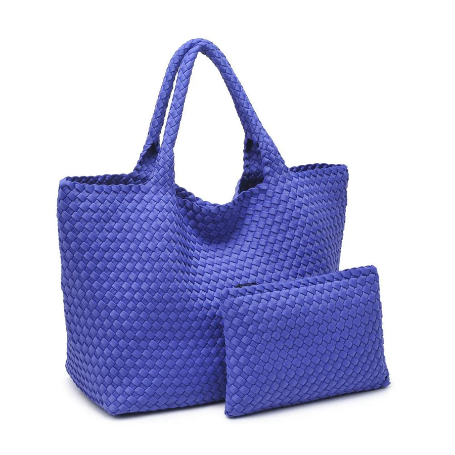 Periwinkle Sky's The Limit Large Tote Bag