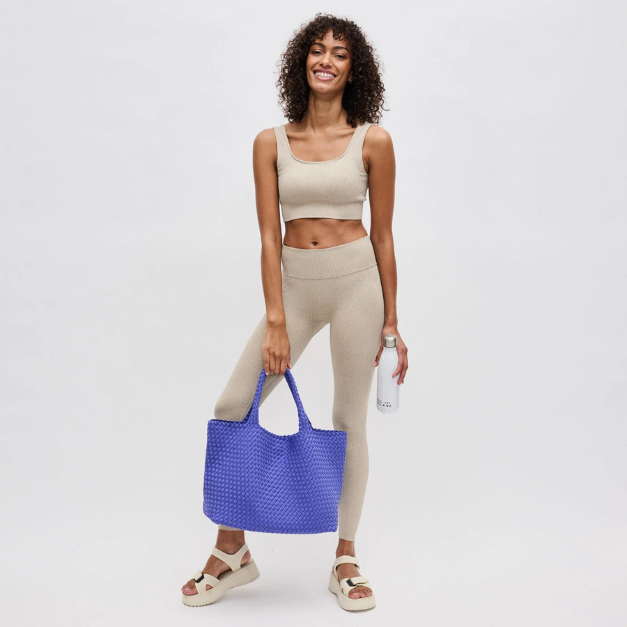 Periwinkle Sky's The Limit Large Tote Bag