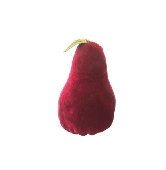 Medium Velvet Pear - Red