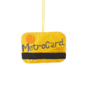 Felt Metrocard Ornament