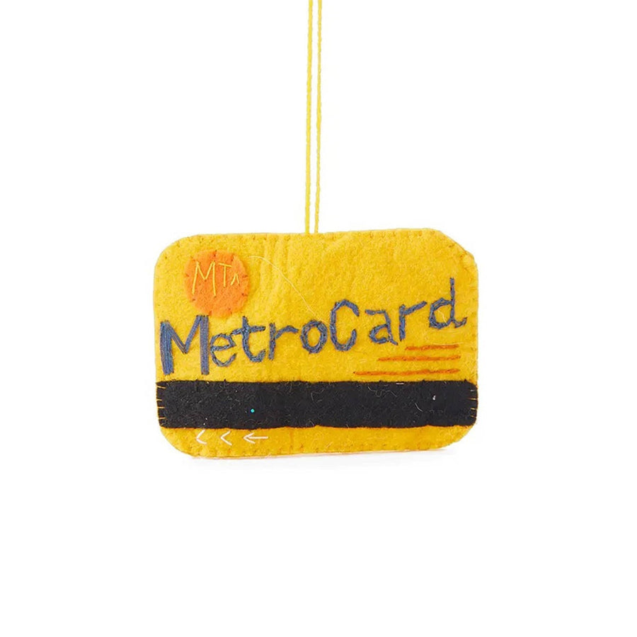 Felt Metrocard Ornament