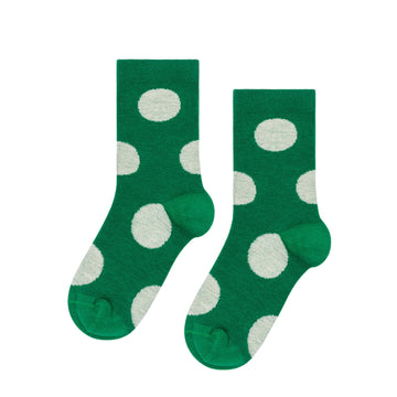 Mini Rie Crew Socks - Green (12-24 months)