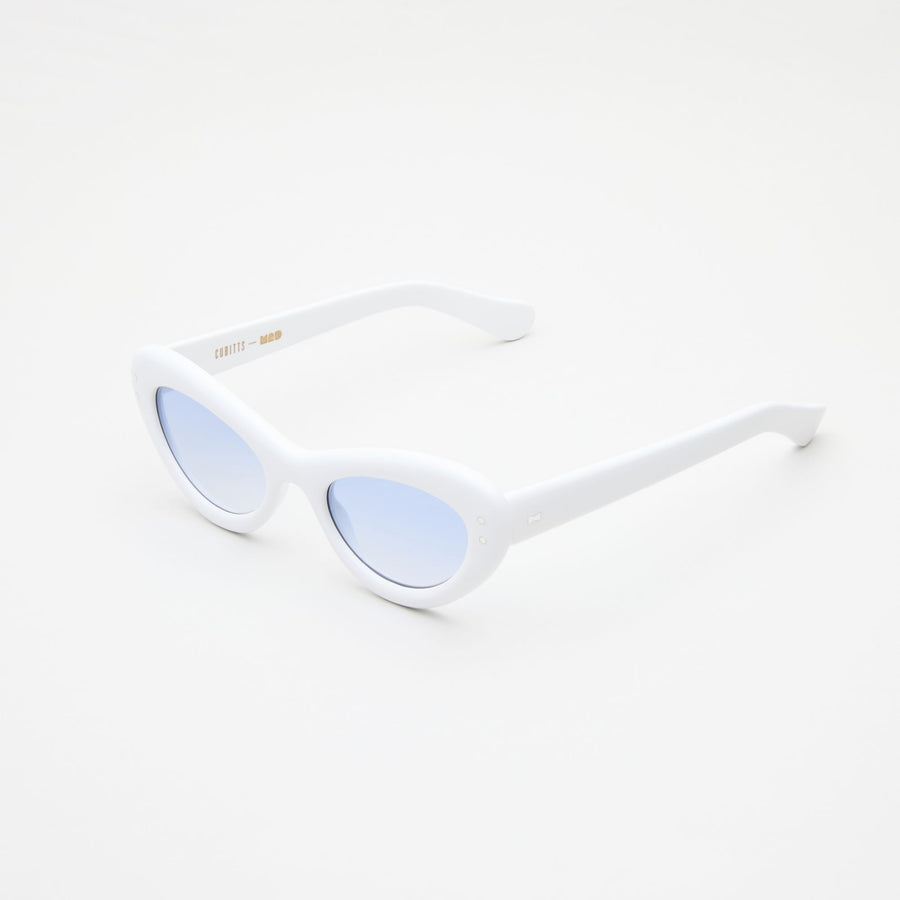 CUBITTS x MAD WHITE CATEYE SUNGLASSES