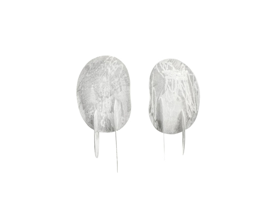 Noguchi Silver Earrings