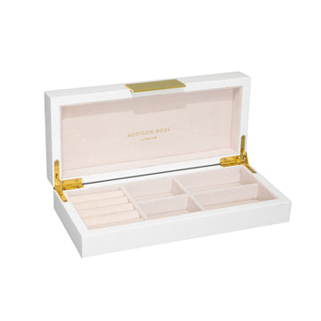WHITE & GOLD - JEWELRY BOX