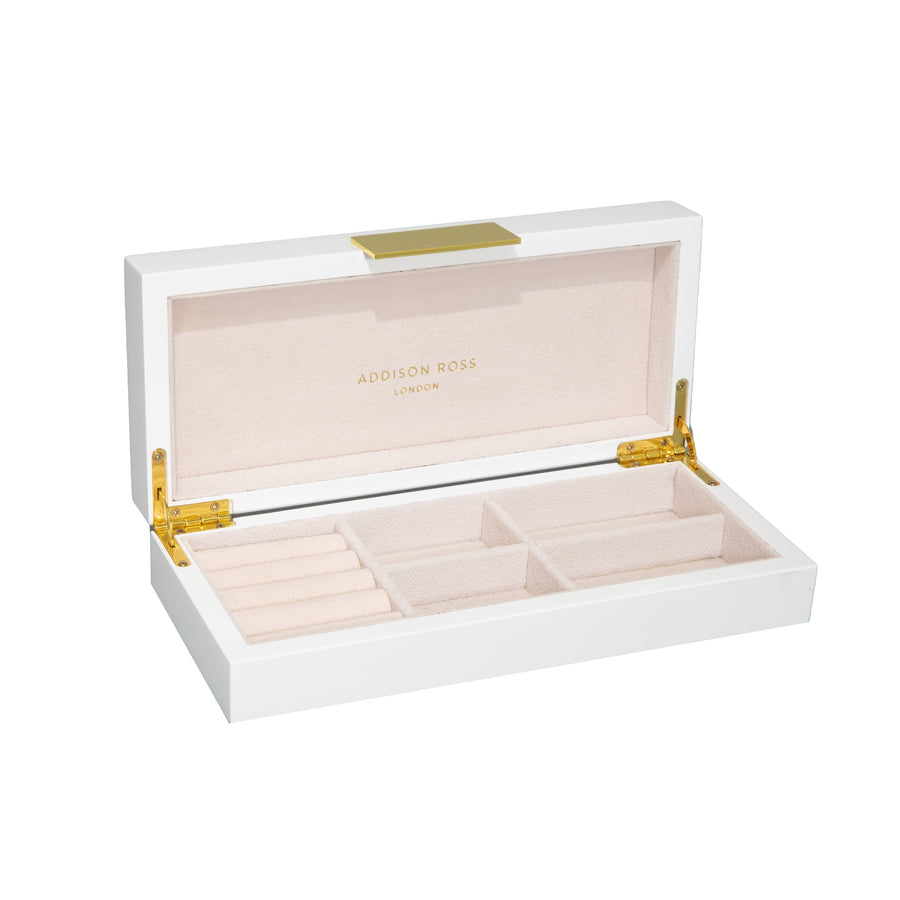 WHITE & GOLD - JEWELRY BOX