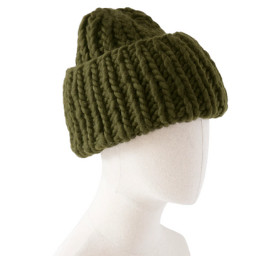 Soft Wool Roving Hat - Khaki