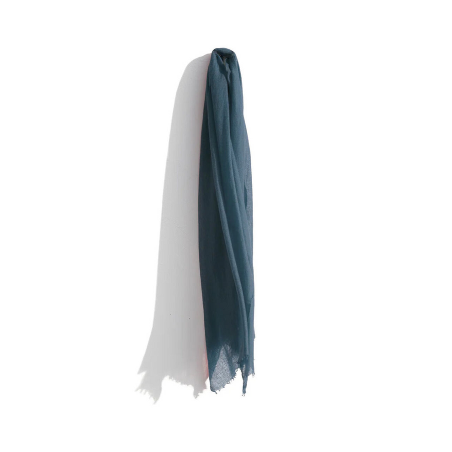 CASHMERE WHISPER SCARF- Navy