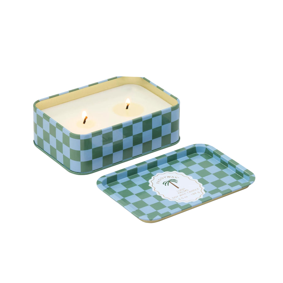 A DOPO PRINTED TIN - LUSH PALM - 6.5 OZ