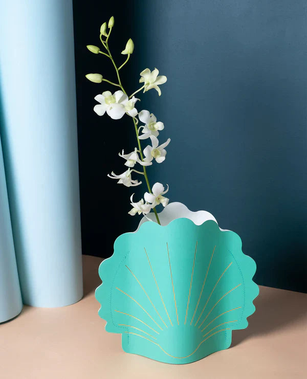 Hera Large Paper Vase - Green