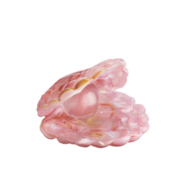 Mother of Pearl Glass Sculpture - Pink