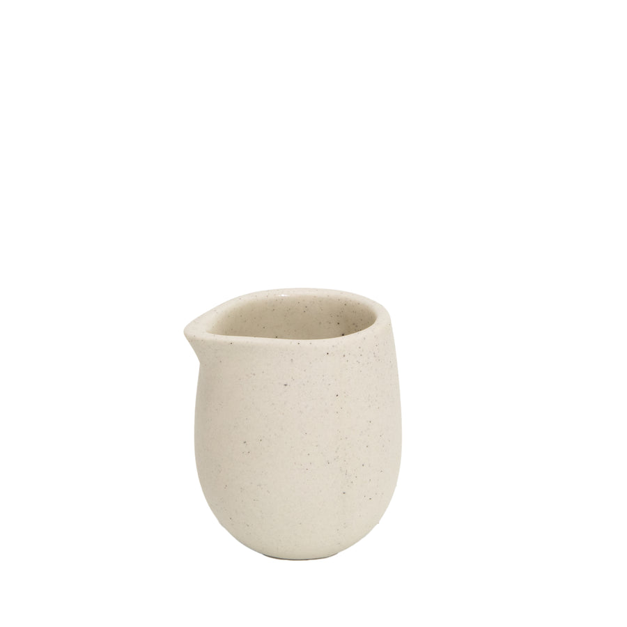 Mini Ceramic Creamer - Natural Speckle