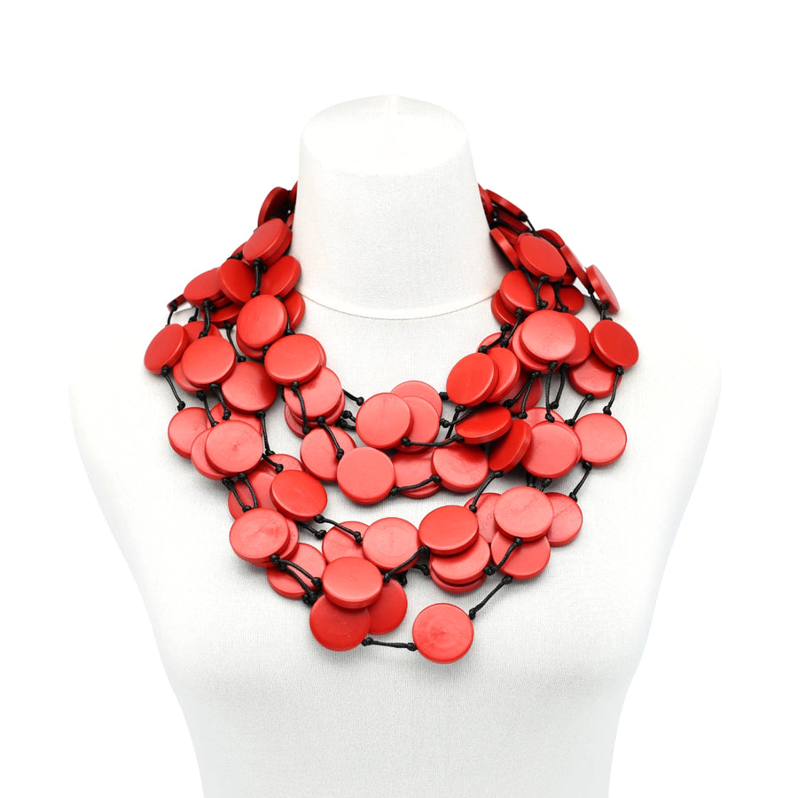 Red Coin Necklaces