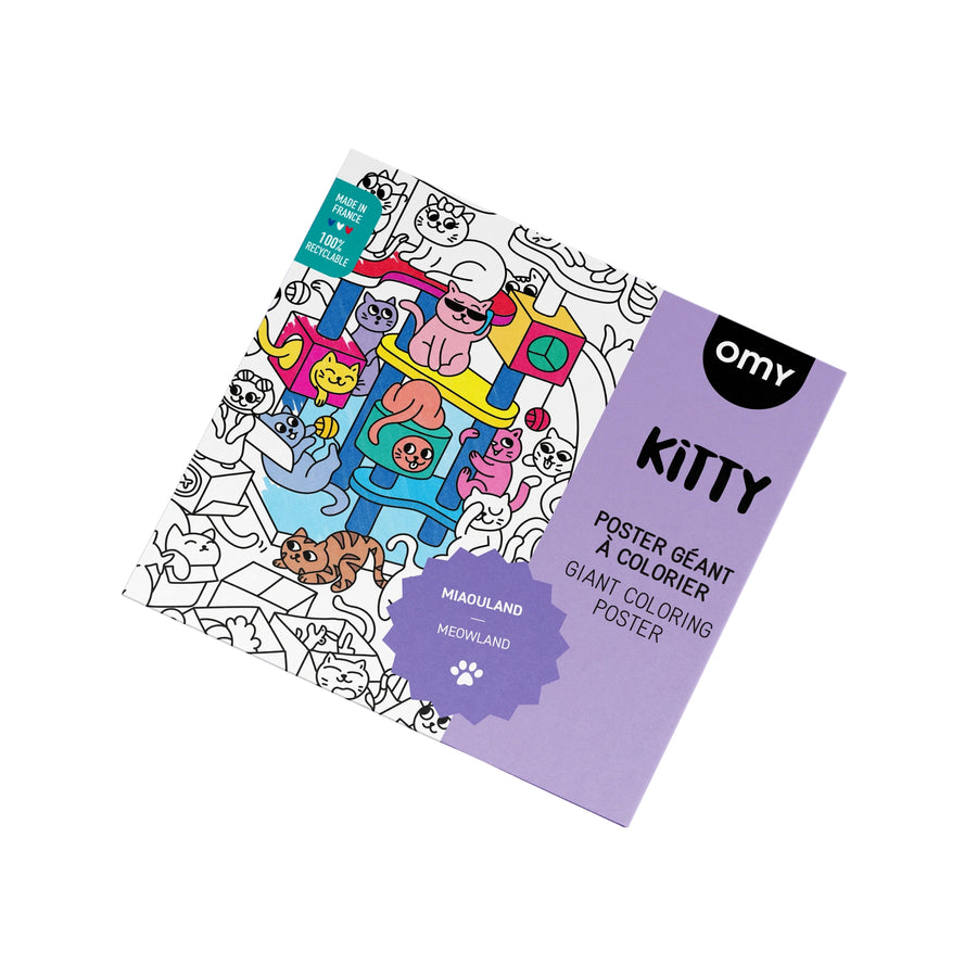 Giant Coloring Poster - Kitty