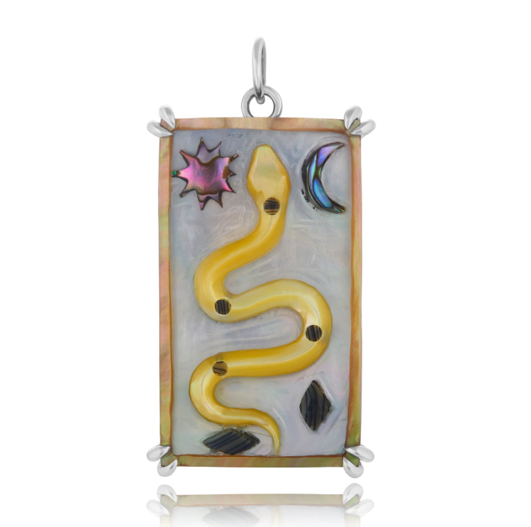 Serpent Tarot Charm