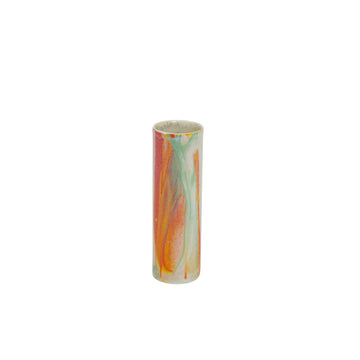 Medium Cylinder Vase- Marbled