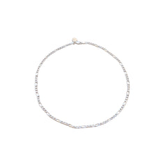 Thin Sterling Silver Figaro Chain 16"