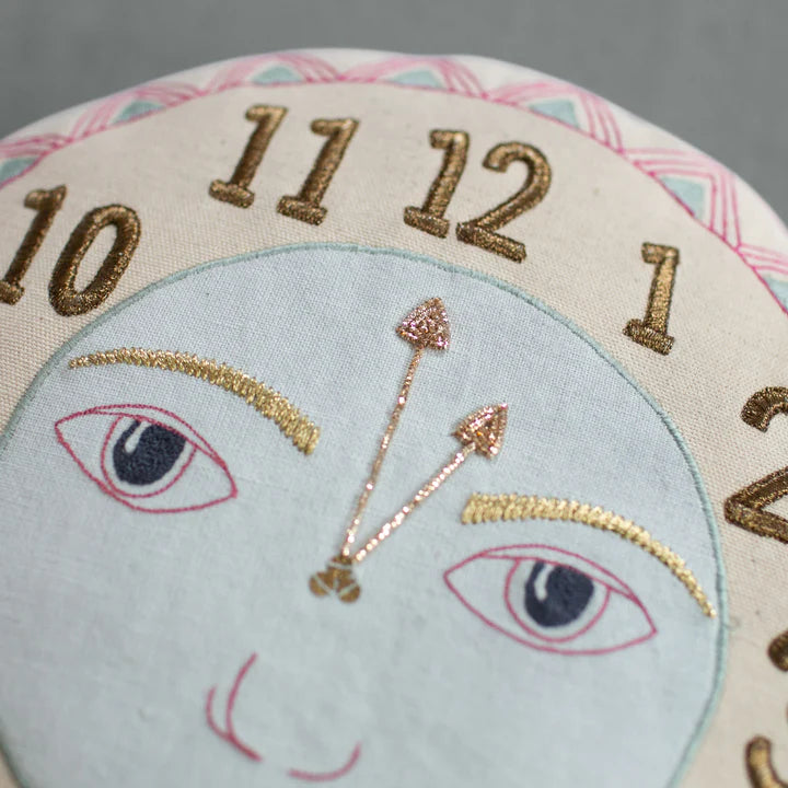 Clock Face Pillow