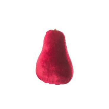 Small Velvet Pear - Red