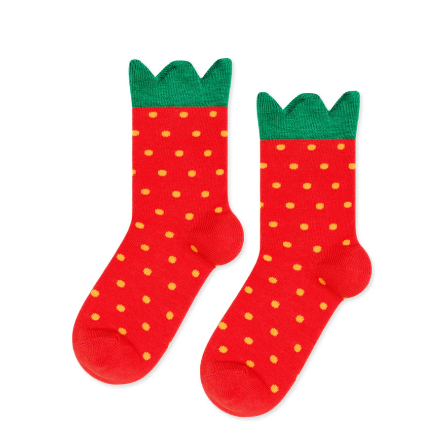 Mini Strawberry Crew Socks (4-5 yrs)