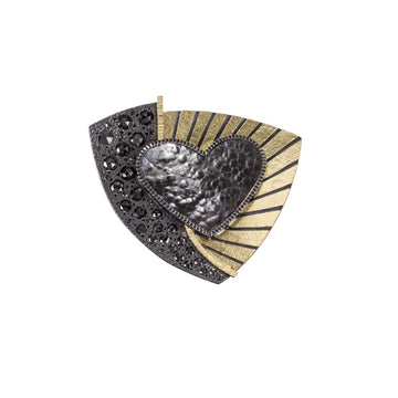 Stripe Brooch