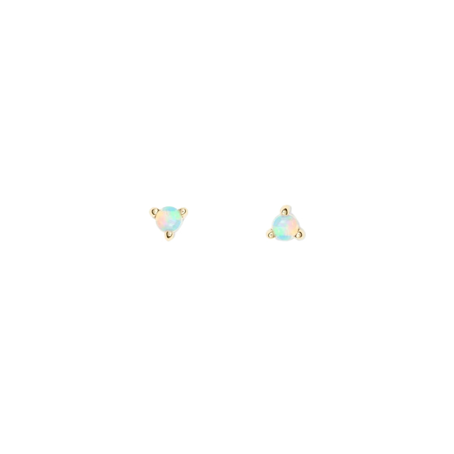 Small Opal Stud Earrings