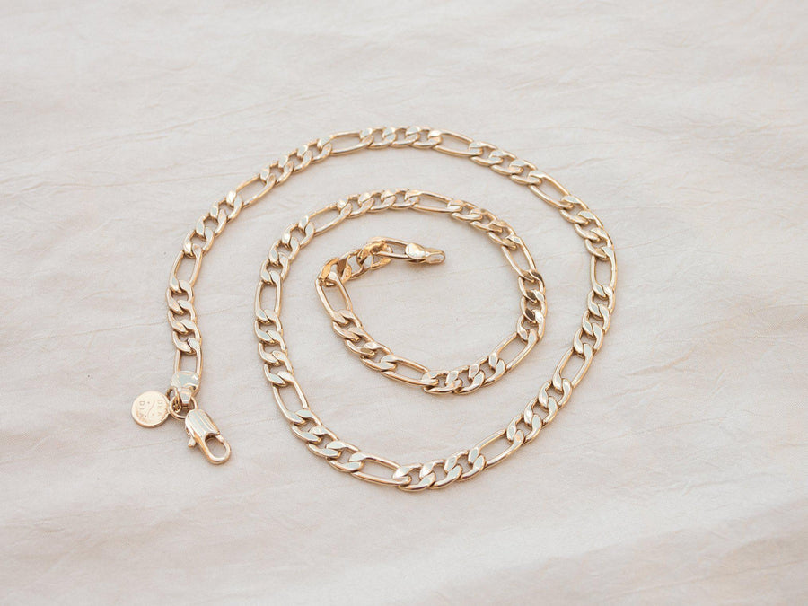 Thick Gold Figaro Chain - 18K Gold Fill