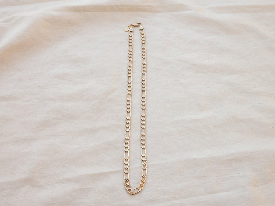 Thick Gold Figaro Chain - 18K Gold Fill