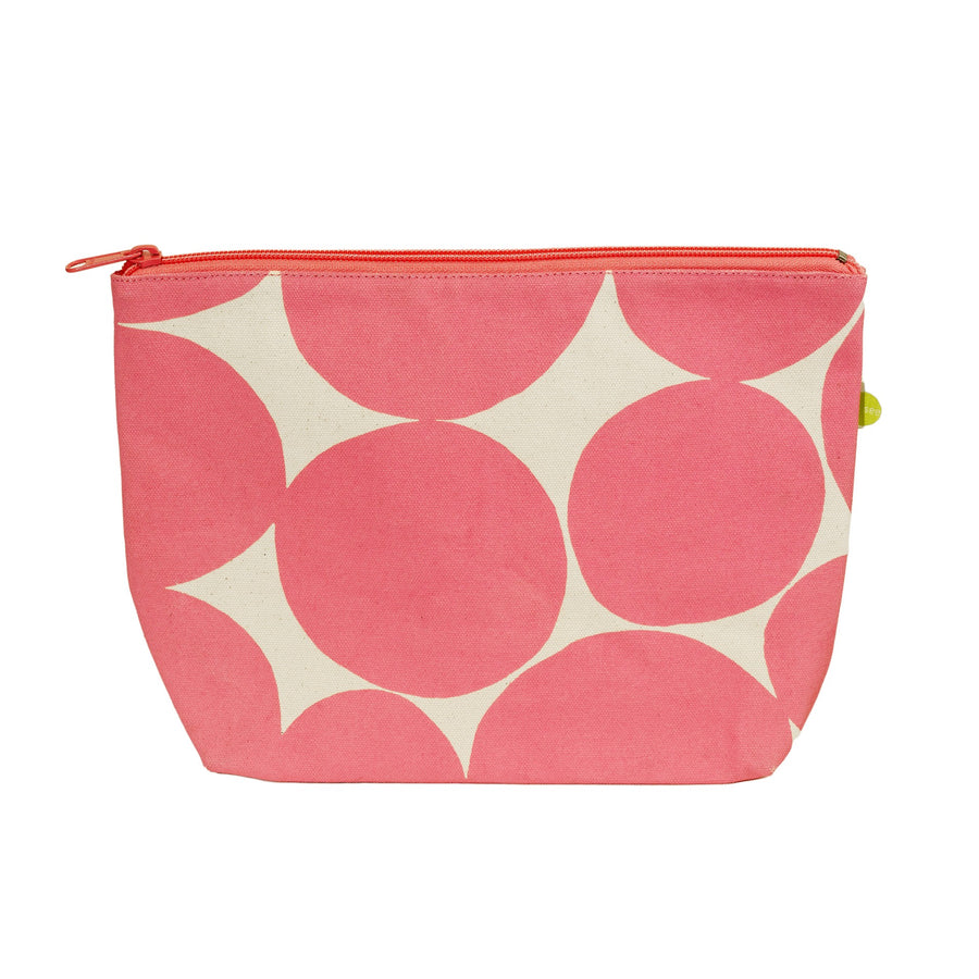 XL Travel Pouch -  Soft Dot Pink