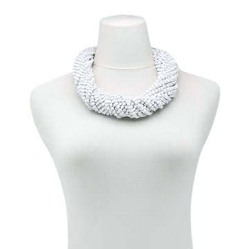 Next Pashmina Necklace - White